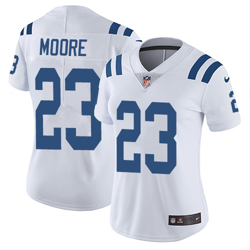 Indianapolis Colts 23 Limited Kenny Moore White Nike NFL Road Women Vapor Untouchable jerseys
